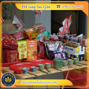 Alternative view of Mâm cúng cô hồn chay