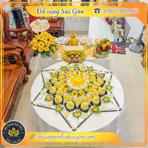 Mâm Cúng Đầy Tháng Gói Cao Cấp