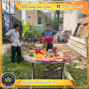 Alternative view of Mâm cúng động thổ gói cao cấp